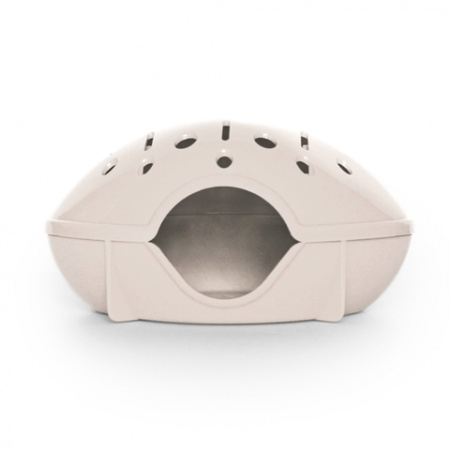 Zooexpress Домик для хомяка без дверцы Бежевый