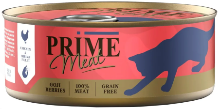 Prime Meat Cat Курица с Креветкой филе в желе 100 g для кошек